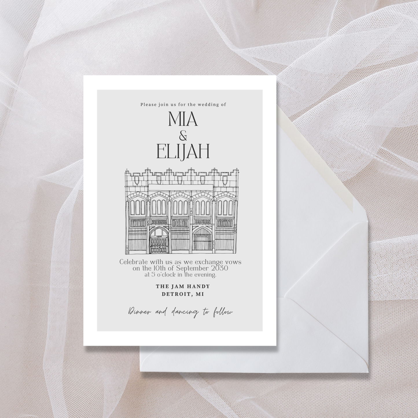 Jam Handy Wedding Invitation