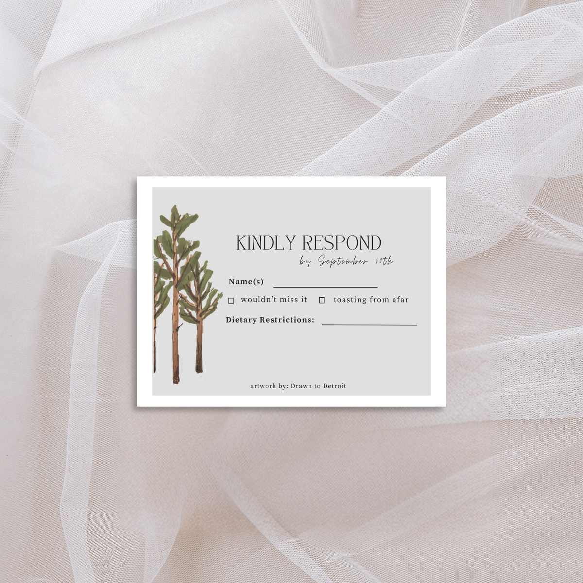 Shepherd's Hollow RSVP Card