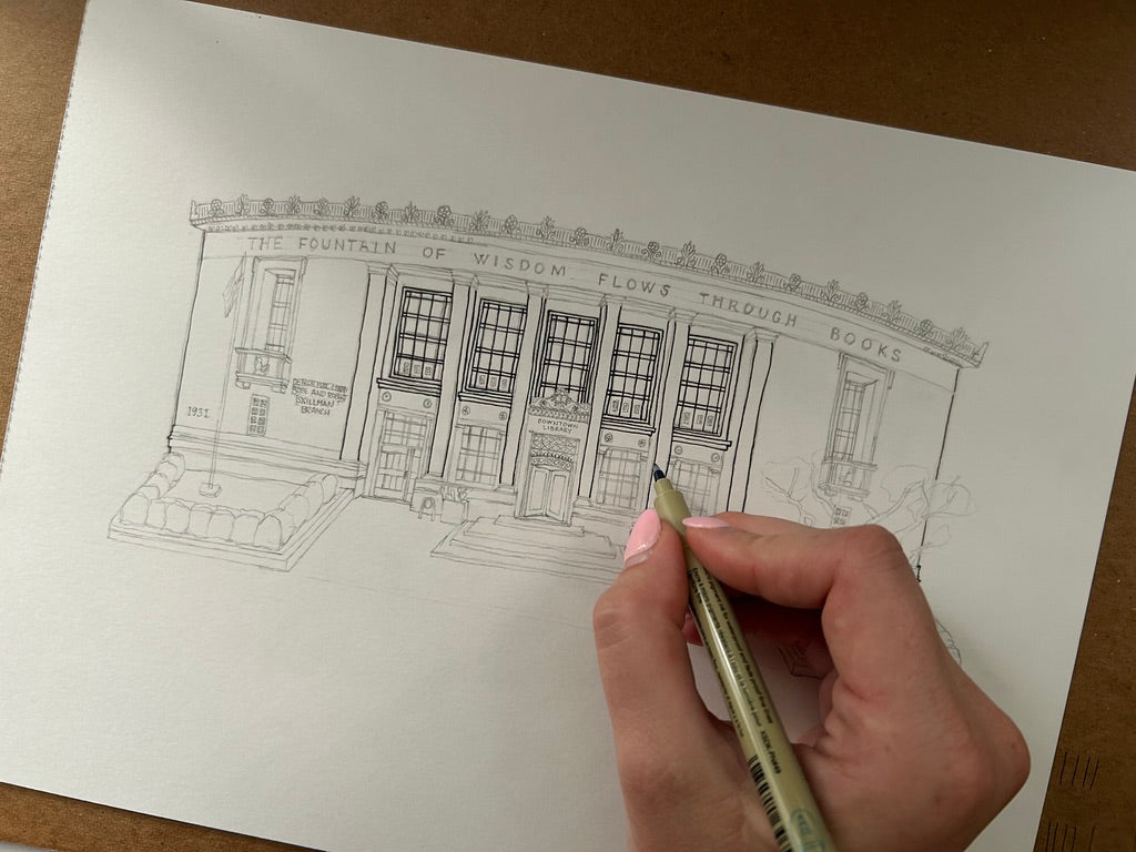 Skillman Library Print