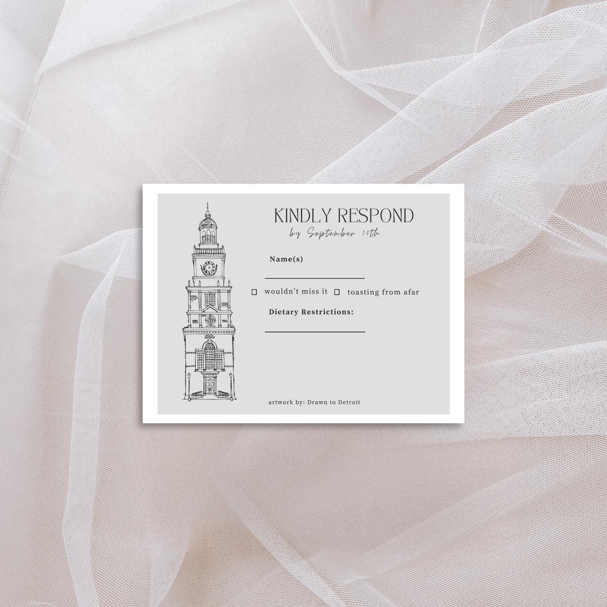 Henry Ford Museum RSVP Card