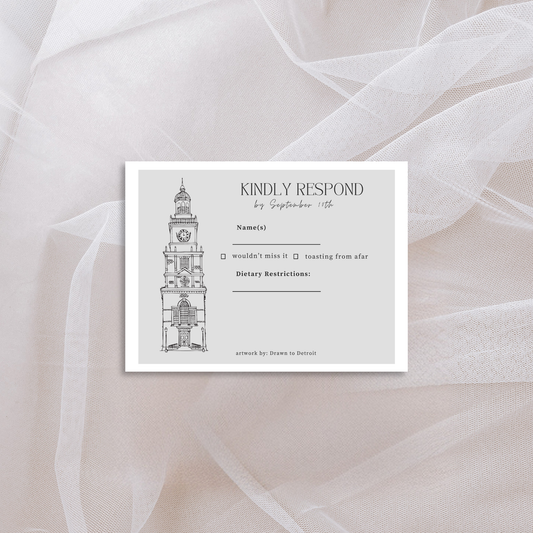 Henry Ford Museum RSVP Card