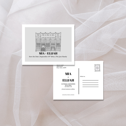 Jam Handy Wedding Save the Date