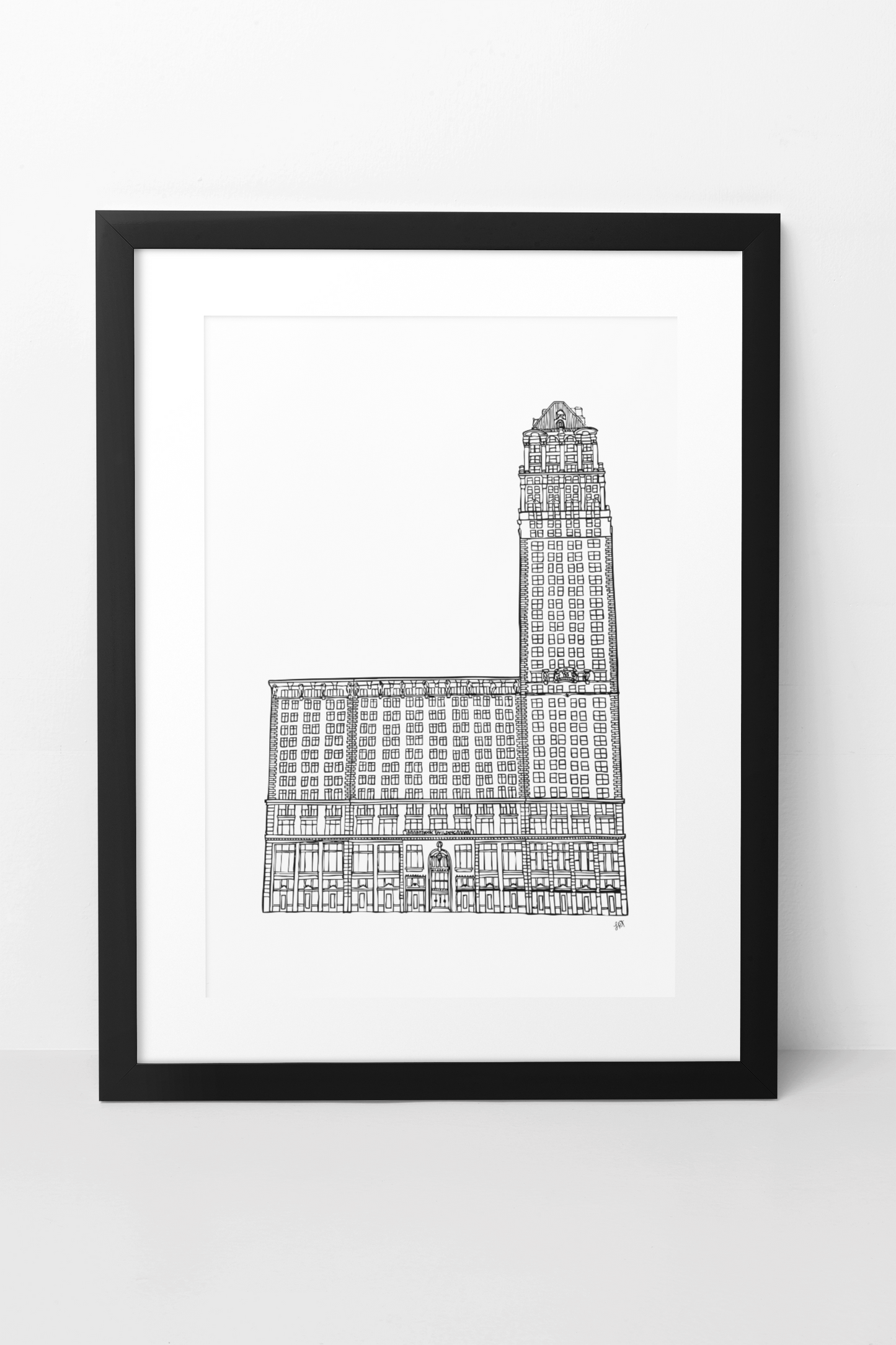 Book Tower Print
