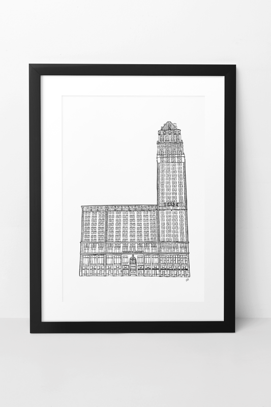 Book Tower Print