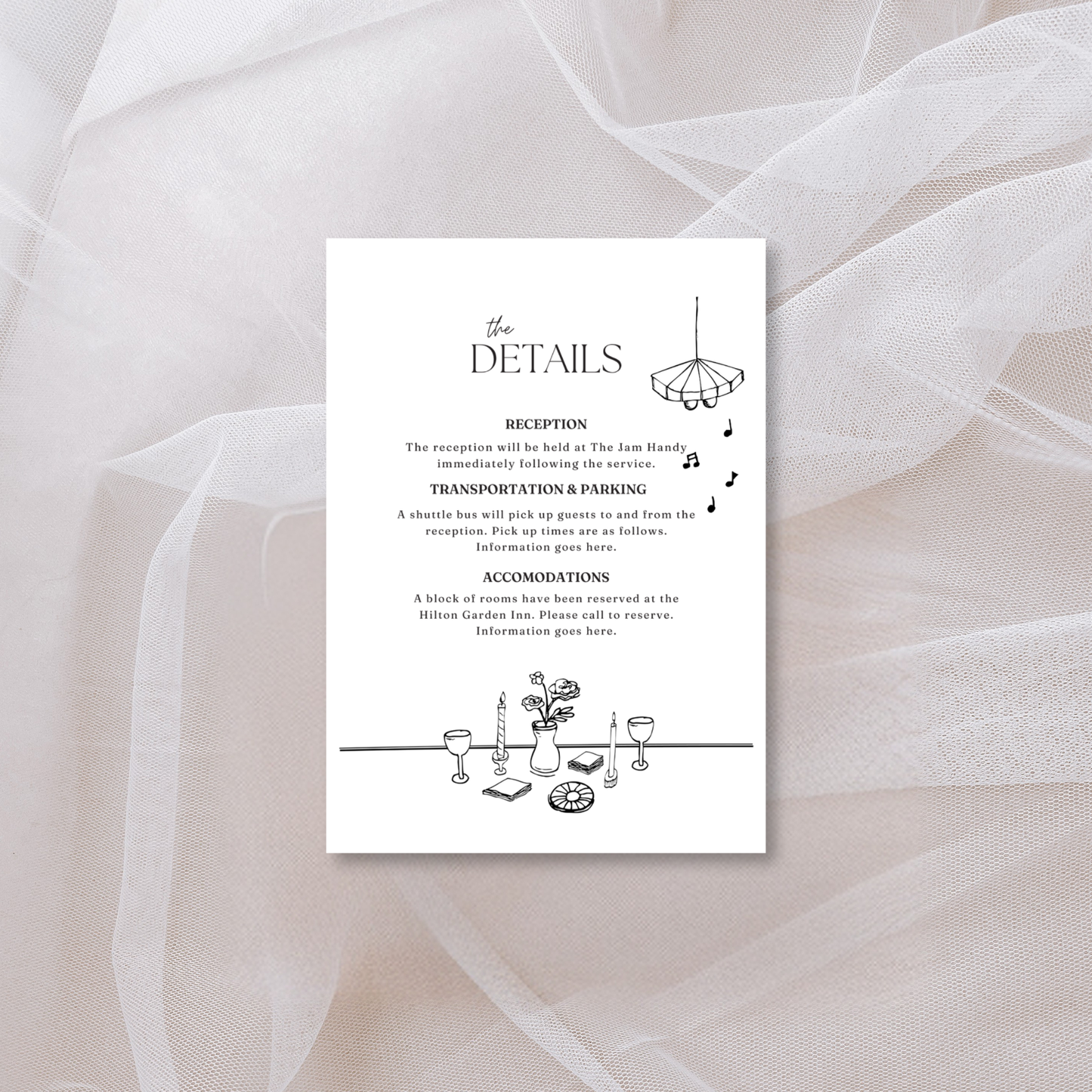 Jam Handy Wedding Invitation Suite